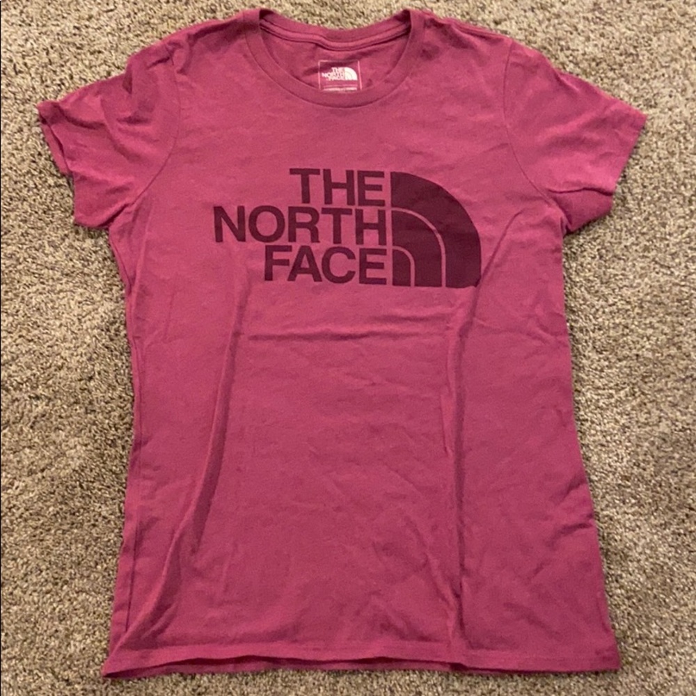 Pink North Face Tee